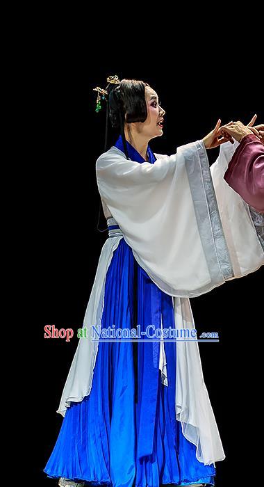 Chinese Historical Drama The Prince of Lanling Ancient Actress Empress Garment Costumes Traditional Stage Show Young Beauty Dress Female Role Apparels and Headdress