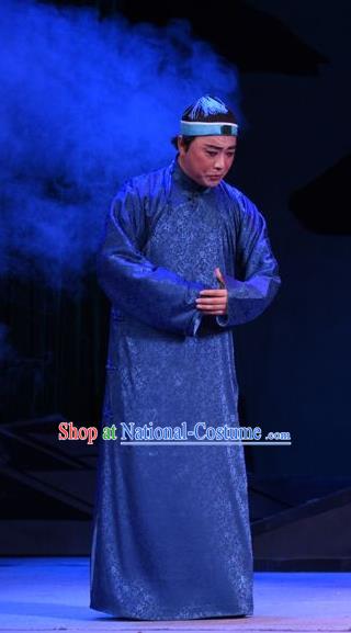 The Sound of Bell Chinese Sichuan Opera Childe Apparels Costumes and Headpieces Peking Opera Highlights Garment Young Male Li Tiankai Clothing