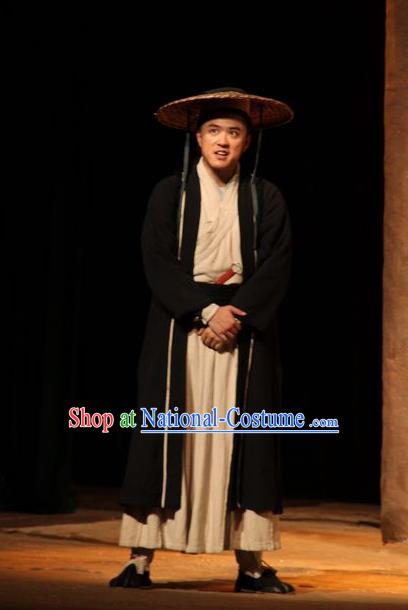 Chinese Traditional Ming Dynasty Swordsman Zhuo Huaian Clothing Stage Performance Historical Drama New Dragon Inn Apparels Costumes Ancient Kawaler Garment and Headwear