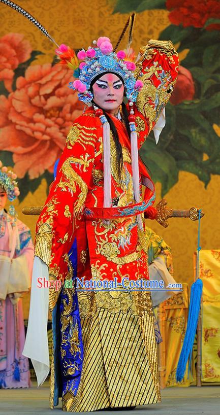 Sui Chao Luan Chinese Sichuan Opera Emperor Yang Guang Apparels Costumes and Headpieces Peking Opera Highlights Xiaosheng Garment Lord Clothing