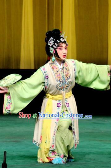 Chinese Sichuan Opera Highlights Garment Actress Qiu Ju Costumes and Headdress Traditional Peking Opera Hua Tan Dress Young Lady Apparels