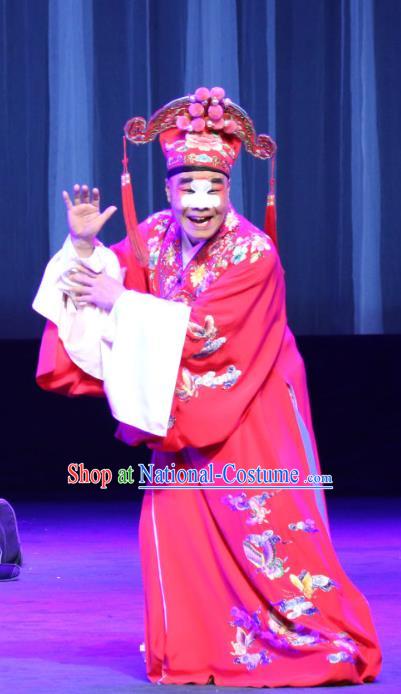 Chinese Sichuan Opera Bully Lan Musi Apparels Costumes and Headpieces Peking Opera Highlights Childe Garment Rich Male Clothing