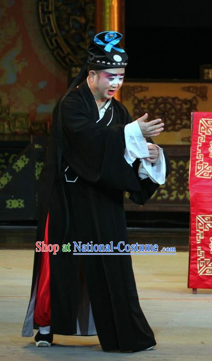 En Chou Ji Chinese Sichuan Opera Childe Apparels Costumes and Headpieces Peking Opera Highlights Bully Garment Young Man Deng Bingru Clothing