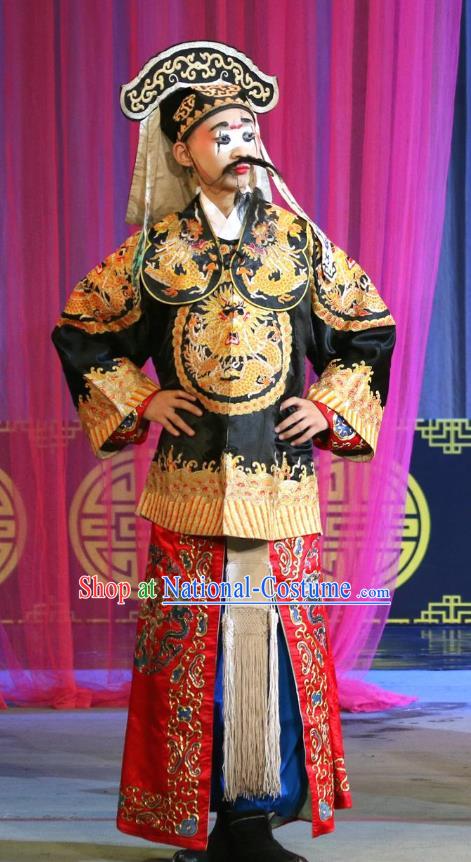 Dan Dao Hui Chinese Sichuan Opera Soldier Apparels Costumes and Headpieces Peking Opera Highlights Martial Male Garment Figurant Clothing