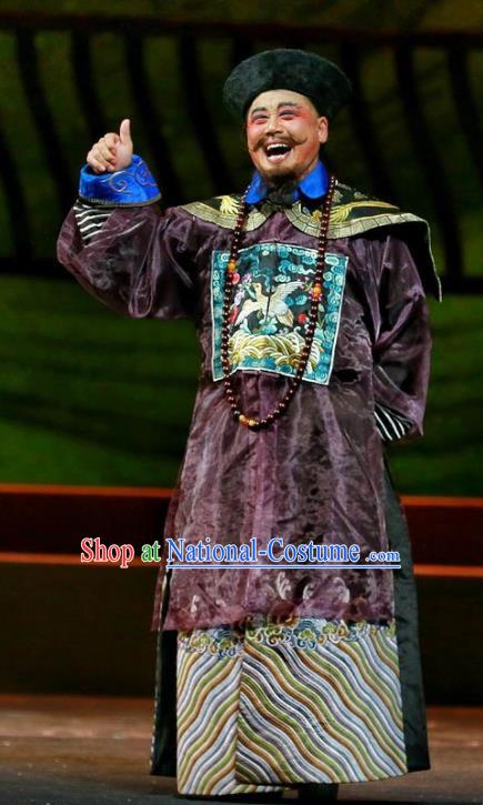 Cang Sheng Zai Shang Chinese Sichuan Opera Minister Apparels Costumes and Headpieces Peking Opera Highlights Official Garment Clothing