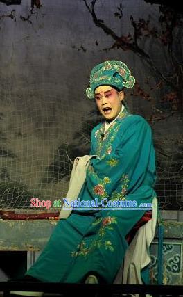 Xiang Luo Hen Chinese Bangzi Opera Xiaosheng Li Shangyuan Apparels Young Male Costumes and Headpieces Traditional Shanxi Clapper Opera Scholar Garment Clothing