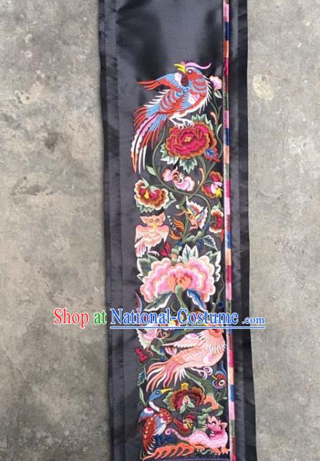 Chinese Traditional Embroidered Flowers Birds Patch Decoration Embroidery Applique Craft Embroidered Dress Accessories