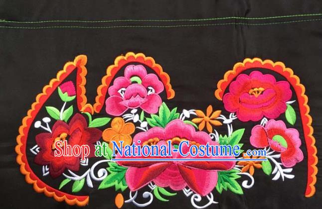 Chinese Traditional Embroidered Flowers Patch Decoration Embroidery Applique Craft Embroidered Accessories