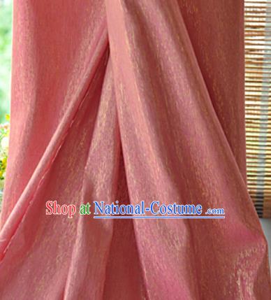 Top Quality Chinese Classical Pattern Peach Pink Gauze Material Asian Traditional Curtain Cloth Fabric