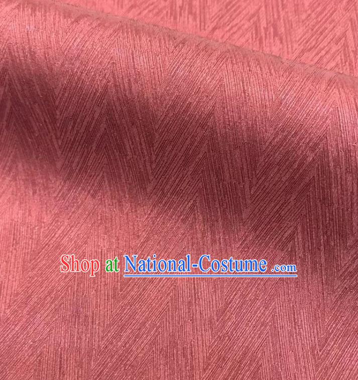 Top Quality Chinese Maroon Satin Fabric Traditional Asian Hanfu Dress Cloth Silk Material Traditional Jacquard Tapestry