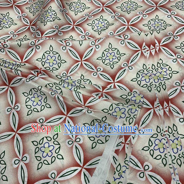 Chinese Classical Pattern Pink Watered Gauze Asian Top Quality Silk Material Hanfu Dress Brocade Fabric Tang Dynasty Cloth