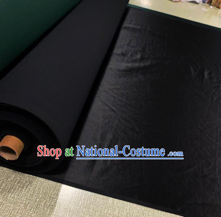 Chinese Cheongsam Classical Black Watered Gauze Asian Top Quality Silk Material Cloth Fabric