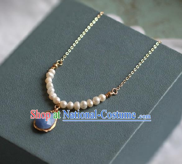 Baroque Handmade Pearls Jewelry Accessories European Novel Design Necklace for Women