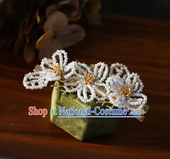 Handmade Retro Wedding Beads Hair Claw Top Grade Hair Accessories Hair Stick Hair Pin for Women