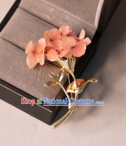 Top Grade Classical Pink Bouquet Brooch Accessories Handmade Sweater Flowers Breastpin Ornaments for Women