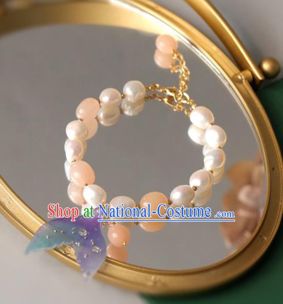 Baroque Handmade Fish Tail Bracelet Jewelry Accessories European Novel Design Beads Bangle for Women