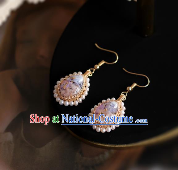 Princess Handmade Pearls Earrings Fashion Jewelry Accessories Classical Eardrop for Women