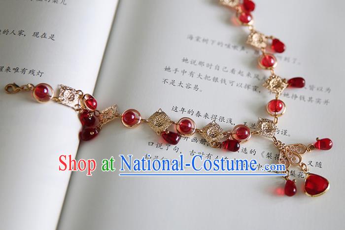 Handmade Chinese Classical Hair Clasp Traditional Hair Accessories Ancient Hanfu Eyebrows Pendant for Women