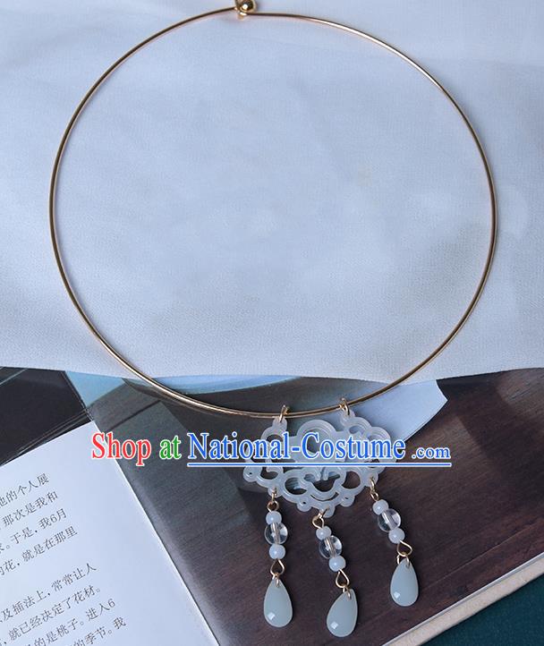 Chinese Handmade Necklet Decoration Traditional Ming Dynasty Necklace Accessories for Women