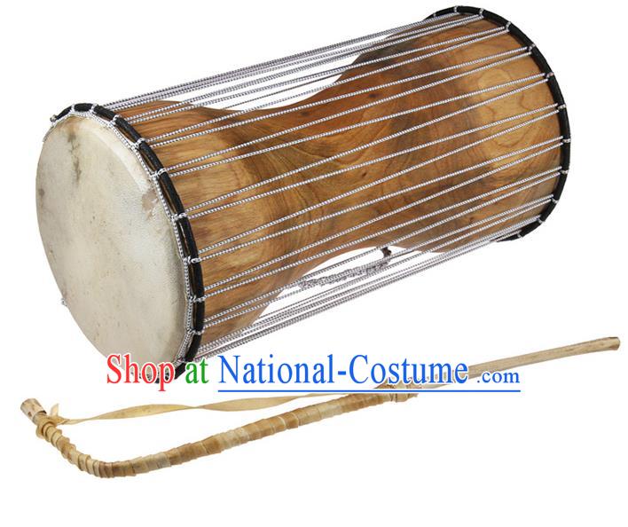 Africa Traditional Musical Instruments African Primitive Tribe Talking Drum Sheepskin Drums