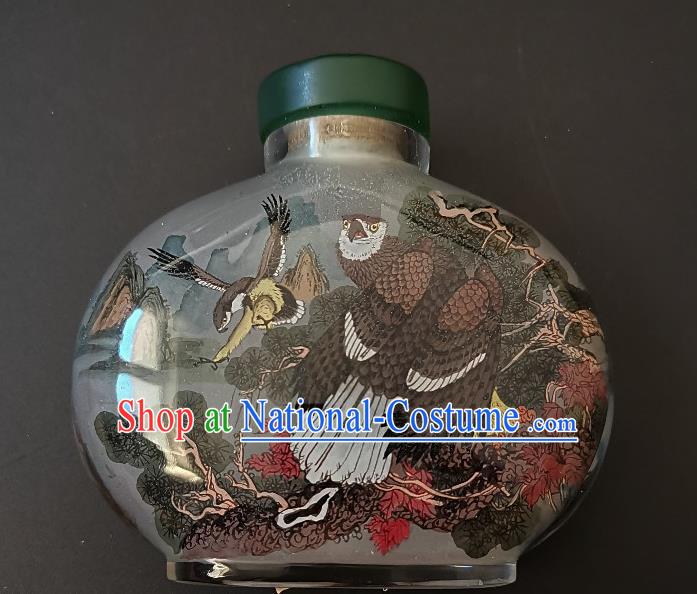 Chinese Snuff Bottle Traditional Handmade Painting Eagle Snuff Bottles