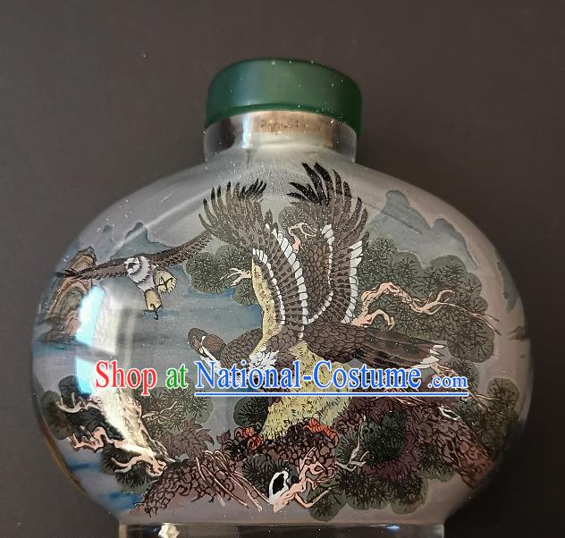 Chinese Snuff Bottle Traditional Handmade Painting Eagle Snuff Bottles