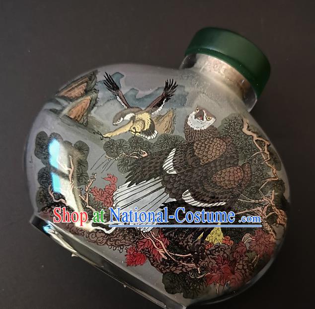 Chinese Snuff Bottle Traditional Handmade Painting Eagle Snuff Bottles