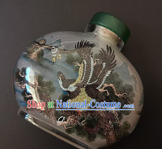 Chinese Snuff Bottle Traditional Handmade Painting Eagle Snuff Bottles