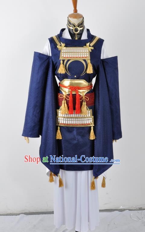 Traditional Japan Cosplay Onmyoji Costumes Japanese Ancient Female Swordsman Clothing for Women