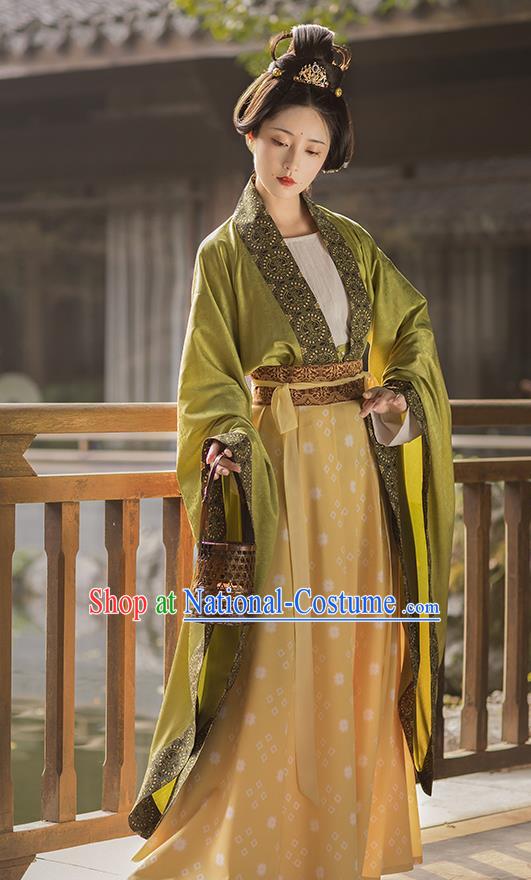 China Southern and Northern Dynasties Historical Clothing Ancient Court Lady Hanfu Dress