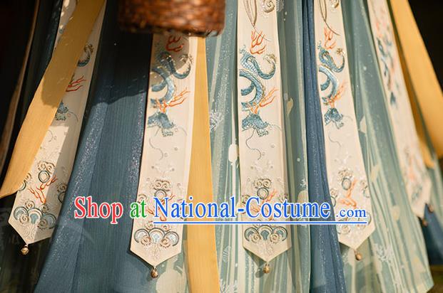 China Ancient Royal Princess Hanfu Dress Traditional Jin Dynasty Palace Lady Historical Clothing Full Set