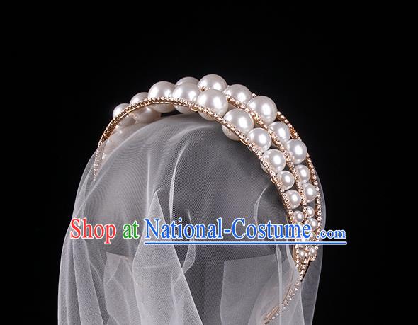 Europe Wedding Princess Headband Elegant Hair Accessories Bride Royal Crown