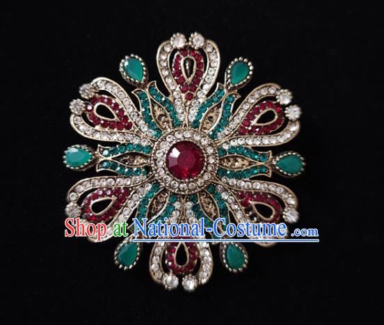 Top Baroque Breastpin Handmade Colorful Crystal Brooch Jewelry Accessories