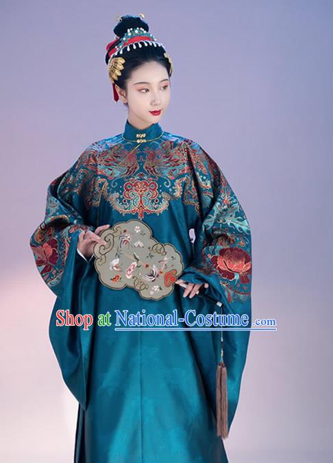 China Traditional Ming Dynasty Court Beauty Historical Clothing Ancient Imperial Consort Costumes Complete Set