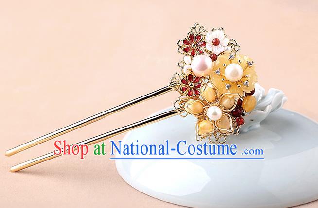 China Classical Cheongsam Hair Stick Traditional Hair Accessories Handmade Hairpin