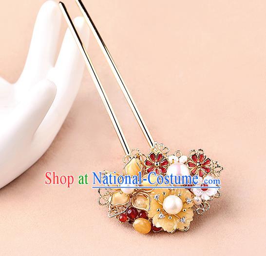 China Classical Cheongsam Hair Stick Traditional Hair Accessories Handmade Hairpin