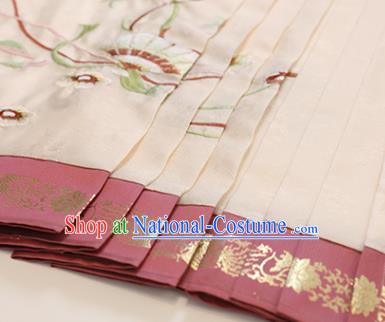 China Traditional Ming Dynasty Royal Princess Embroidered Costumes Ancient Nobility Lady Historical Clothing Full Set