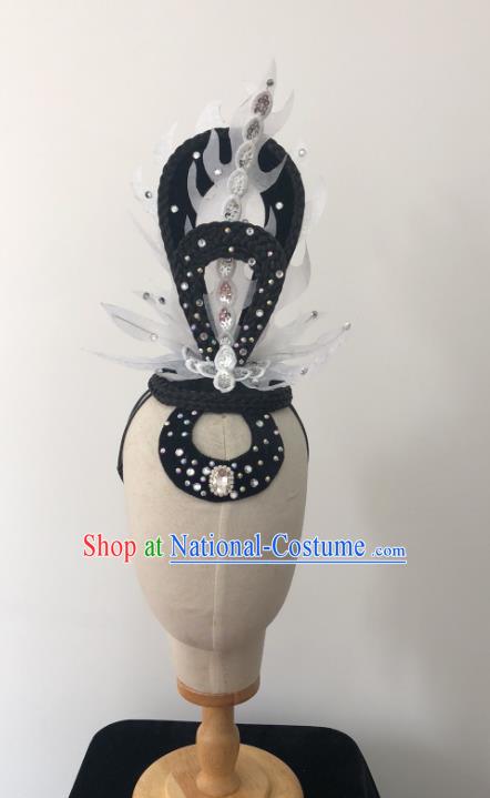 China Traditional Fish Dance Headwear Classical Dance Stage Performance Hair Accessories