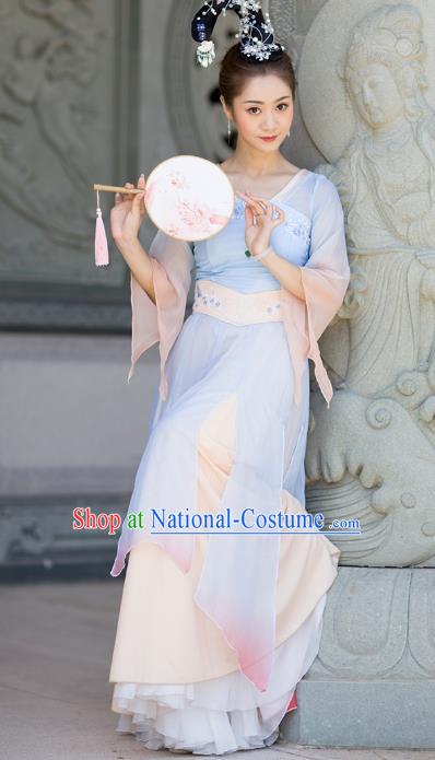 Traditional China Han Dynasty Court Dance Costume Classical Dance Stage Performance Hanfu Dress