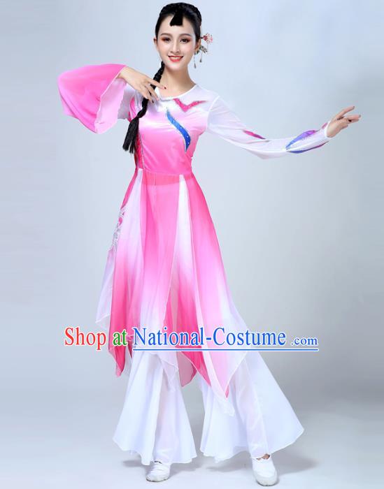 China Traditional Classical Dance Stage Show Costume Female Group Dance Outfits