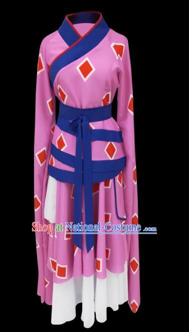 China Classical Dance Costume Traditional Han Dynasty Palace Dance Water Sleeve Dress