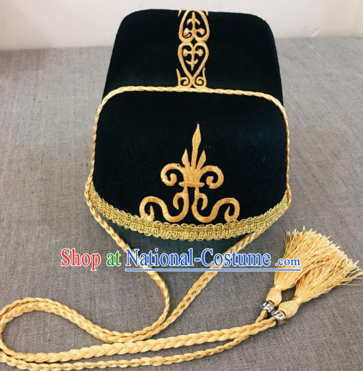 China Ancient Style Wu Sha Hat Traditional Peking Opera Swordsman Black Hat Ming Dynasty Official Headwear