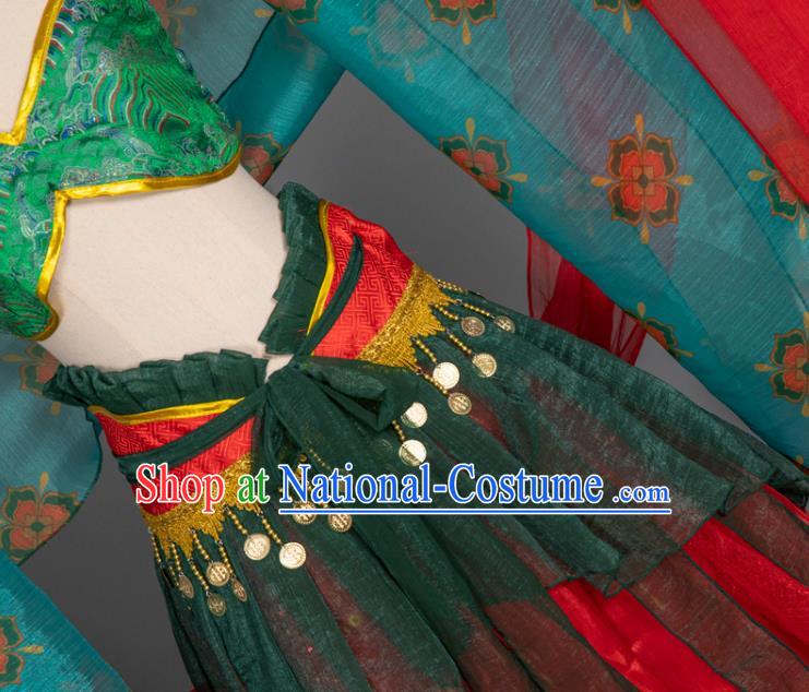 China Classical Dance Clothing Cosplay Dunhuang Fairy Hanfu Dress Ancient Princess Garment Costumes