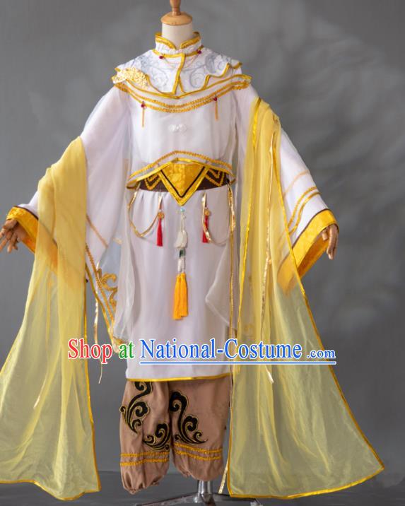 China Traditional Hanfu Clothing Cosplay Swordsman Apparels Ancient Young Hero Garment Costumes