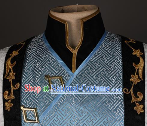 Chinese Cosplay Taoist Priest Garment Costumes Game Ni Shui Han Ye Wen Zhou Clothing Ancient Swordsman Attires