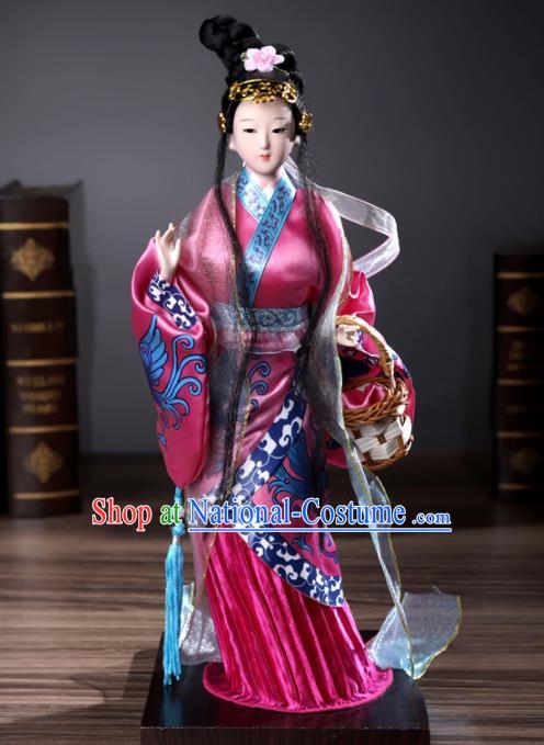 Handmade Traditional China Beijing Silk Figurine - Beauty Xi Shi