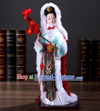 Handmade A Dream in Red Mansions the Twelve Hairpins of Jinling Traditional China Beijing Silk Figurine - Xue Bao Qin