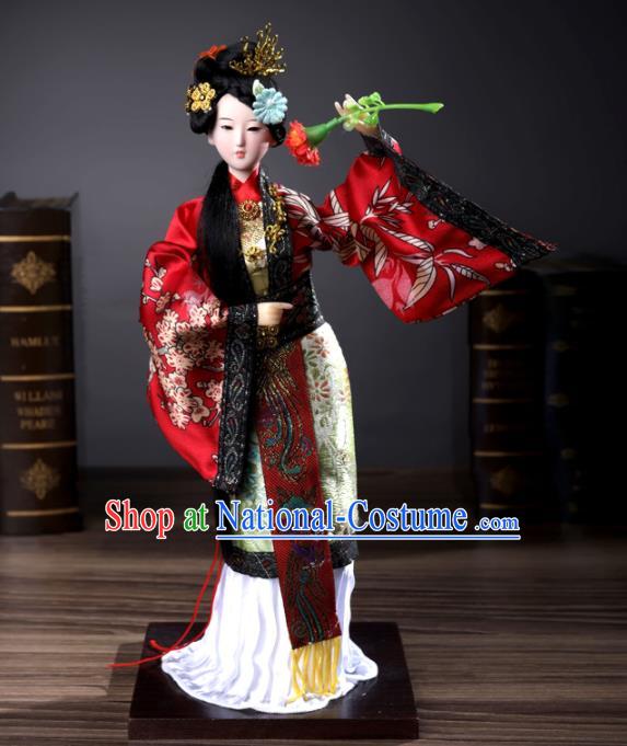 Handmade Traditional China Beijing Silk Figurine A Dream in Red Mansions the Twelve Hairpins of Jinling - Shi Xiangyun