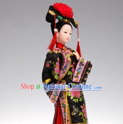 Handmade Traditional China Beijing Silk Figurine - Qing Dynasty Princess