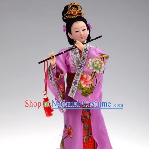 Handmade Traditional China Beijing Silk Figurine - the Four Great Beauties Diao Chan